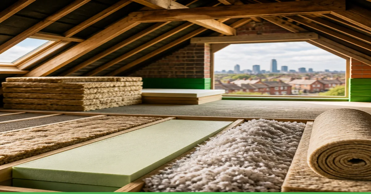 Loft Insulation Types & Depth Guide for Manchester Homes